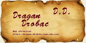 Dragan Drobac vizit kartica